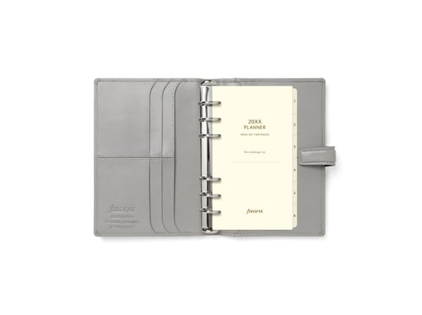 Filofax-järjestelmän kalenteri Lockwood Personal Concrete