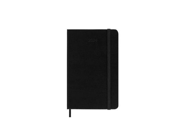 Classic Hard 12M Weekly Vertical Pocket svart 2024