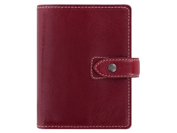 Filofax systemkalender Malden Pocket vinröd