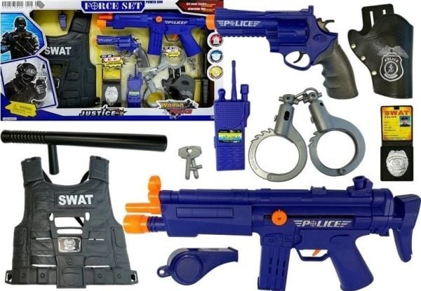 LeanToys Poliisikivääri Sound of Shooting Stretch Stretch (venytys)