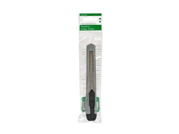 Hobbykniv 9 mm låsbar grå - (50 st.)
