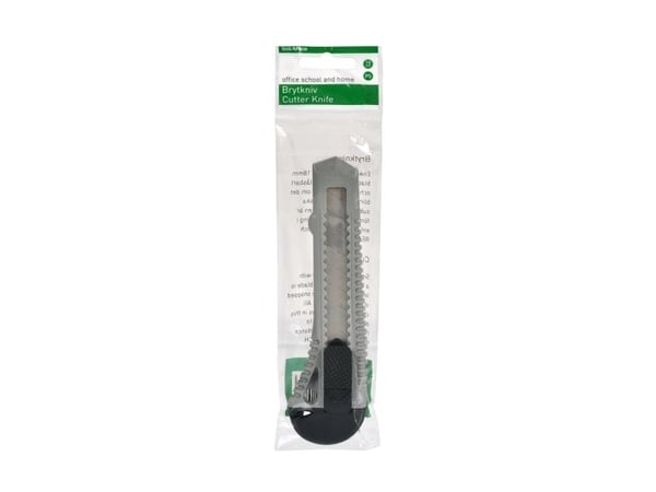 Hobbykniv 18 mm låsbar grå - (25 stk.)
