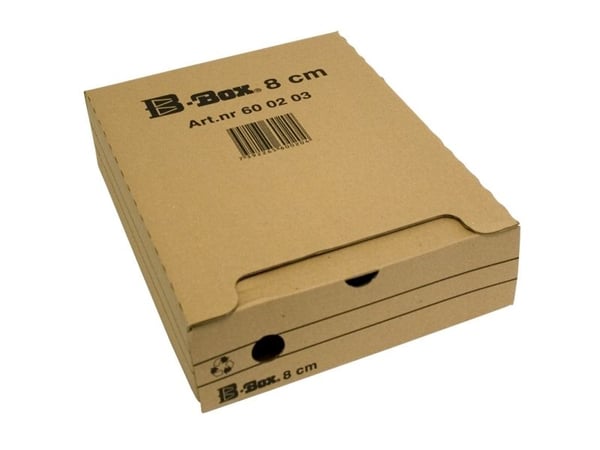 Arkistolaatikko B-Box 8cm Ruskea - (25 kpl)