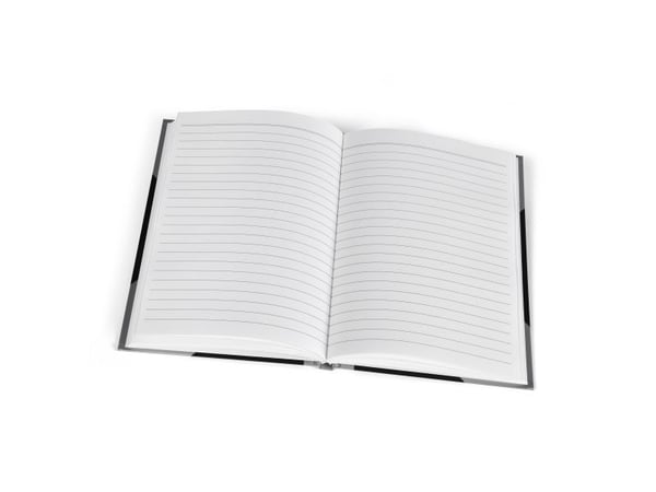 Kinabog A6 fodrad silver - (5 st.)