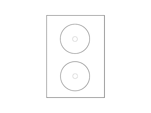 CD-tarra. 2 kpl/arkki, 100 kpl:n pakkaus - (100 kpl/arkki)