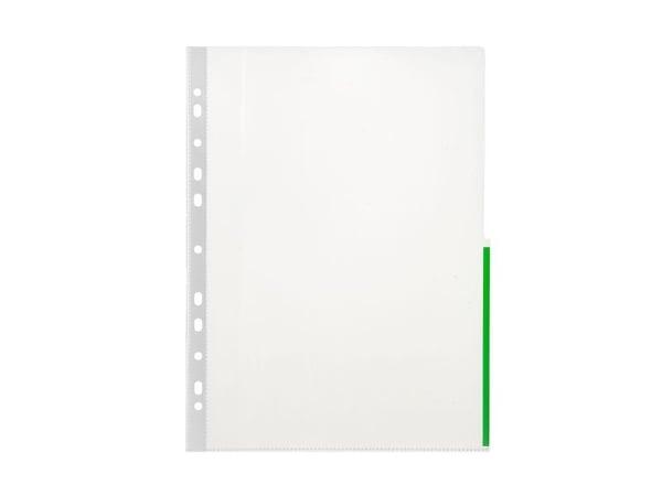 Signalfickor A4 PP 170 micron 100-pack grön