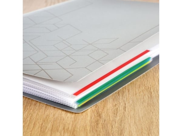 Signallomme A4 PP 170 Micron 100 Pakke Hvid