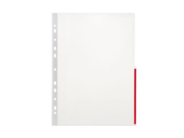 Signallomme A4 PP 170 Micron 100 Pakke Rød Signallomme A4 PP 170 Micron 100 Pakke Rød
