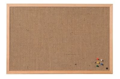 Ilmoitustaulu Hessian puinen kehys 100x60cm