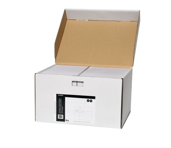 C5-konvolutter med vindu, Peel & Seal, hvite, 500 stk.