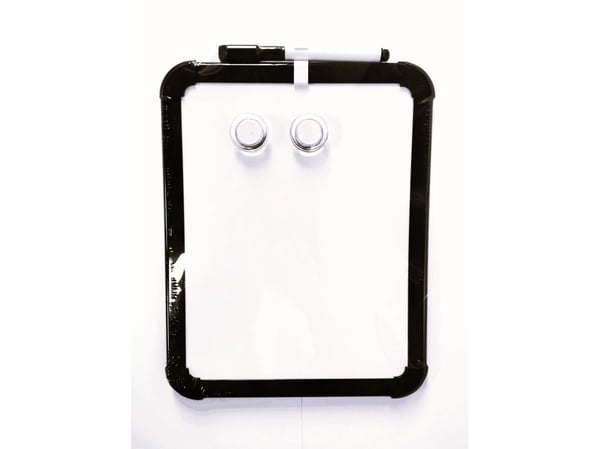 Whiteboardtavle Sort Ramme 22x30cm