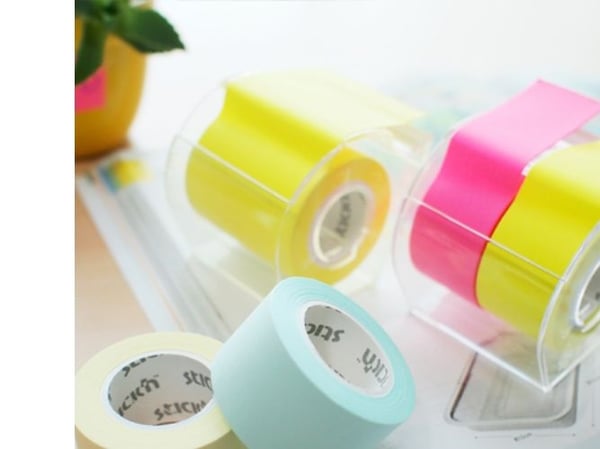 Note Roll Extra Sticky 50x10mtr, Gul Neon