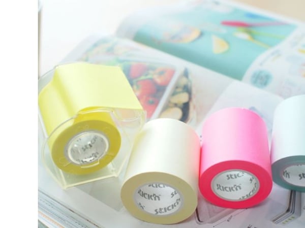Note Roll Extra Sticky 50x10mtr, Gul Neon