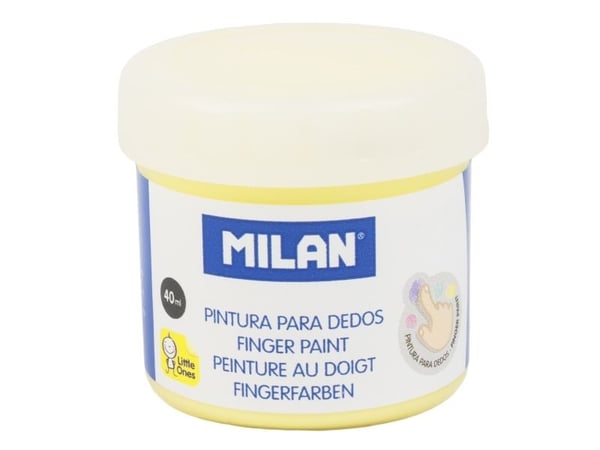 Milan Fingermaling Pastel 40 ml 6 Pakke