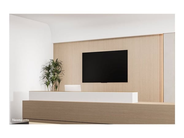 Neomounts WL30-265BL1 - Monteringssett (veggmontering) - Ultra-Flat, fast - for digitalskiltings LCD-panel / LCD-skjerm - stål - svart - skjermstør...