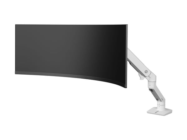 Ergotron HX - Monteringssett (leddarm) - Konstant kraftteknologi - for buet LCD-skjerm - for skjermkurver med ekstrem dybde - hvit - skjermstørrels...
