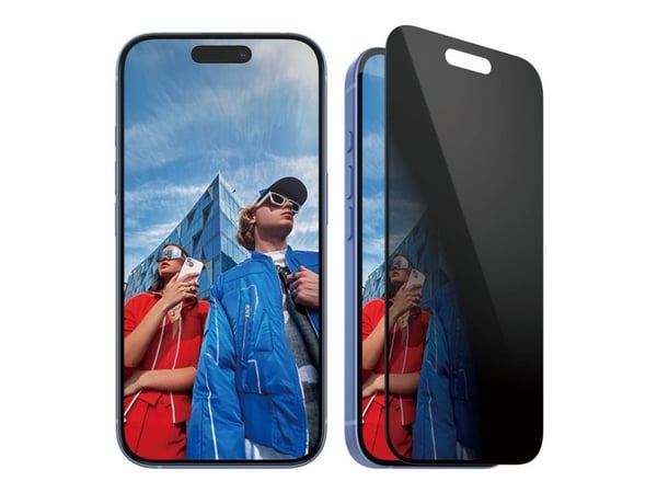 PanzerGlass ® Privacy Screen Protection iPhone ''24 6.1" | 15 | Ultra-Wide Fit