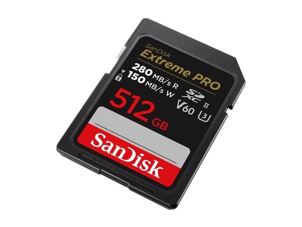 SanDisk SDSDXEP-512G-GN4IN 512GB SDXC Class 10 UHS-II 280MB/s 150MB/s