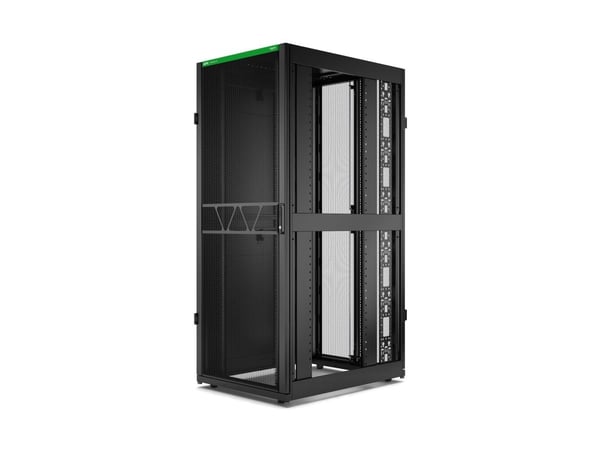 APC NetShelter SX Gen 2 - Rack skap - 1991 H x 800W x 1070D mm, med sider - står på gulv - svart - 42U - 19" - TAA-samsvar - for P/N: SMT1000RM1U, ...