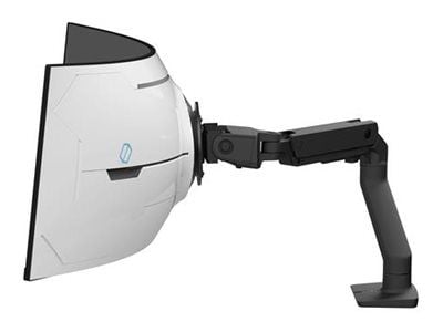 Ergotron HX - Monteringssett (leddarm) - Konstant kraftteknologi - for buet LCD-skjerm - for skjermkurver med ekstrem dybde - matt svart - skjermst...