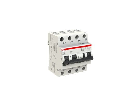 ABB DS203NC, Dvärgbrytare, Typ A, IP2X