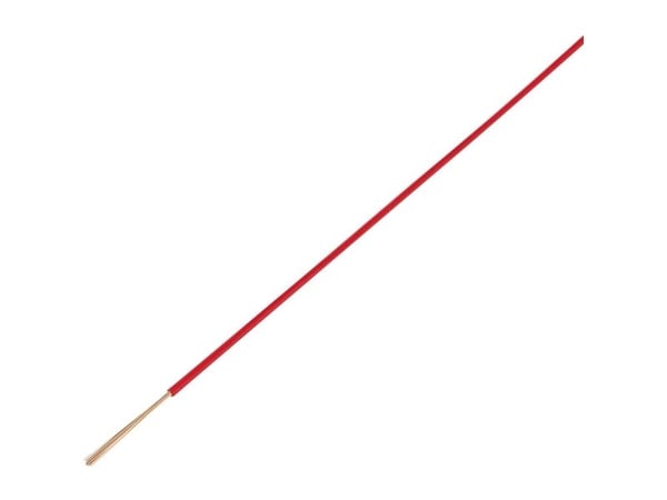 Conrad 605792, 1,5 mm², 2.3 mm, Punainen, -40 - 90 °C, 18 A, 5 m