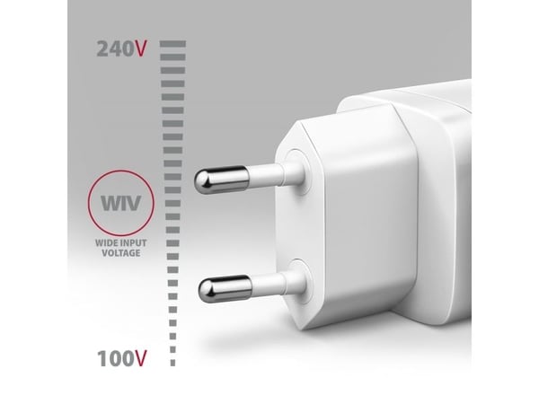 AXAGON ACU-DPQ65W - Strømadapter - 65 watt - 1.5 A - PD 2.0, PD 3.0, QC 2.0, QC 3.0, QC 4.0+, Huawei Fast Charge, SCP, PD/PPS, AFC, SFC, SFC 2.0, P...