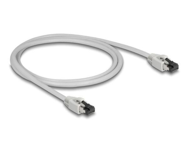 DeLOCK 80558, 1 m, Cat8.1, S/FTP (S-STP), RJ-45, RJ-45, harmaa