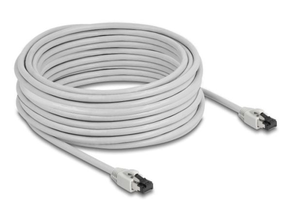 DeLOCK 80565, 15 m, Cat8.1, S/FTP (S-STP), RJ-45, RJ-45, harmaa
