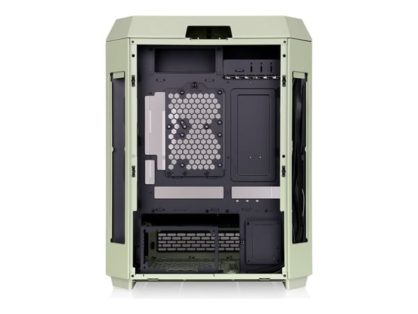 Thermaltake The Tower 600 - Mid tower - ATX - sidepanel med vindu (herdet glass) - ingen strømforsyning (PS/2) - matcha-grønn - USB/lyd