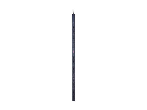 APC Rack PDU, Basic, Zero U, 11 kW, 230V, (36) C13 & (6) C19, Perus, 0U, Pystysuora, Musta, 42 AC-pistorasia(a), C13 liitin, C19 liitin