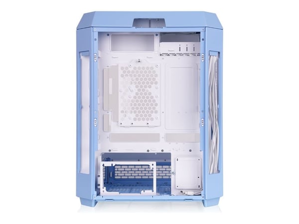 Thermaltake The Tower 600 - Mid tower - ATX - sidepanel med vindu (herdet glass) - ingen strømforsyning (PS/2) - hydrangea blue - USB/lyd