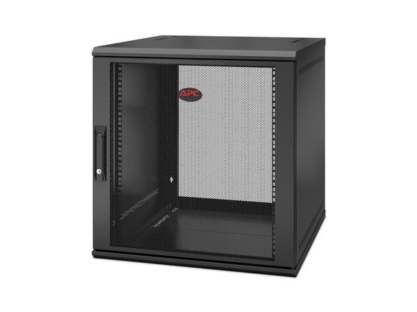 APC NetShelter WX AR112SH6 - Skap - veggmonterbar - svart - 12U - 19"