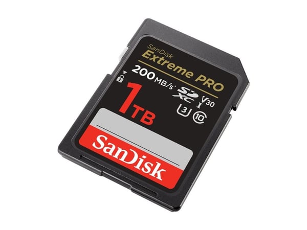 SanDisk Extreme Pro - Flashminnekort - 1 TB - Video Class V30 / UHS-I U3 / Class10 - SDXC UHS-I