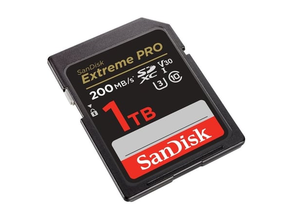 SanDisk Extreme Pro - Flashminnekort - 1 TB - Video Class V30 / UHS-I U3 / Class10 - SDXC UHS-I