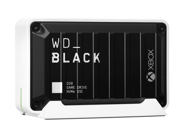 WD_BLACK D30 for Xbox WDBAMF0010BBW - SSD - 1 TB - ekstern (bærbar) - USB 3.0 (USB-C kontakt) - svart