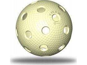 Trix innebandykule Floorball Snakeskin TRIX IFF, kremfarget, 72 mm, 1 stk
