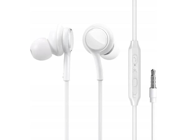 Kablede øretelefoner JR-EW02, half in-ear (hvit) Kablede øretelefoner JR-EW02, half in-ear (hvit)