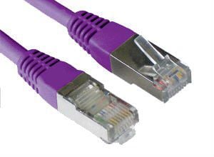 LOGON SSTP Cat6a, 10 m, Cat6a, RJ-45, RJ-45, Violetti