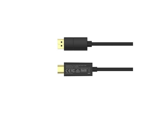 UNITEK CABLE ADAPTER DP 1.2 - HDMI, 4K 60HZ, 1,9M