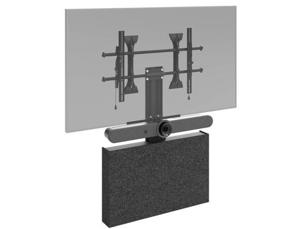 Chief FCASTC Fusion lagringsskap, med frontdeksel av akustisk filt, kompatibel med Chief Fusion: MSM1U, MSA1U,, MTM1U, MTA1U, LSM1U, LSA1U, LTM1U, ...