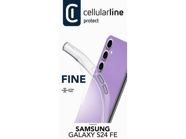 Cellularline Fine Case für Samsung S24 FE Clear (60949)