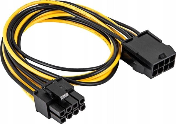 Akyga AK-CA-82, 0,4 m, PCI-E (8-polig), PCI-E (8-polig), Honkontakt, Hankontakt