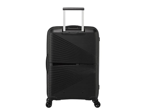 American Tourister AIRCONIC, Spinner, Sort, Medium, 4 hjul, Spinnehjul, 360°