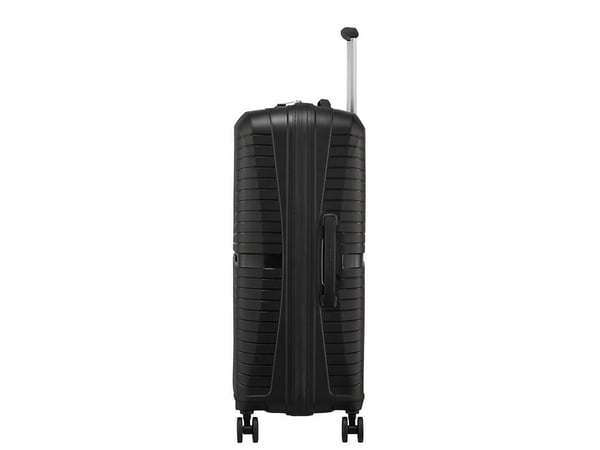 American Tourister AIRCONIC, Spinner, Sort, Medium, 4 hjul, Spinnehjul, 360°