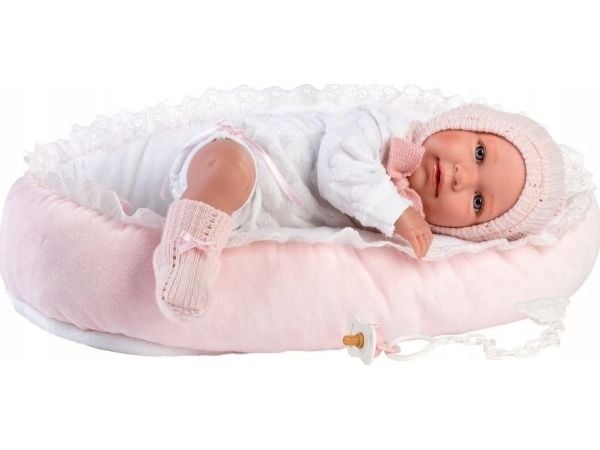 Llorens 17488 dukke baby Mimi 42 cm sprinkelseng
