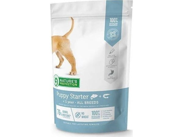 Natures Protection NATURES PROTECTION Puppy Puppy Starter Lohi krillillä kaikki rodut 500 g