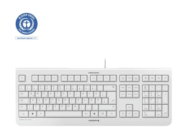 CHERRY KC 1000 - Tastatur - Spansk - lysegrå