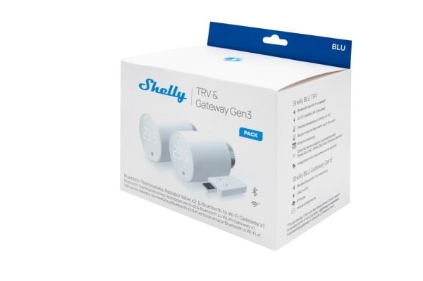 Shelly BLU TRV 2-Pack + BLU Gateway Gen3