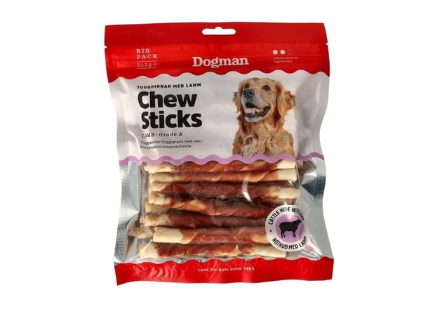 Dogman Tuggpinnar Med Lamm 25p 12,5cm